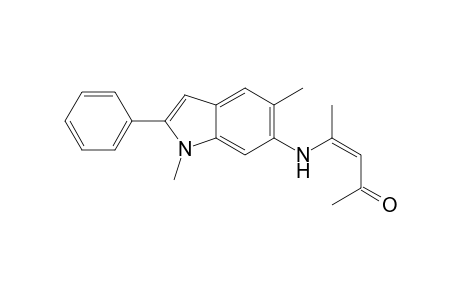 3-penten-2-one, 4-[(1,5-dimethyl-2-phenyl-1H-indol-6-yl)amino]-, (3Z)-