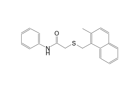 2-([(2-Methyl-1-naphthyl)methyl]sulfanyl)-N-phenylacetamide