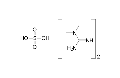 Sulfuric acid compound with N,N-dimethylguanidine (1:2)