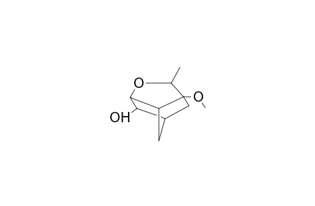 2-HYDROXY-5-METHYL-6-METHOXY-4-OXATRICYCLO[4.2.1.0(3,7)]NONANE