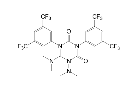 1,6-BIS(DIMETHYLAMINO)-3,5-BIS(alpha,alpha,alpha,alpha',alpha',alpha'-HEXAFLUORO-3,5-XYLYL)DIHYDRO-s-TRIAZINE-2,4(1H,3H)-DIONE