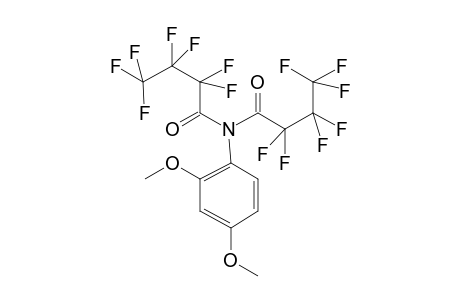 2,4-Dimethoxyaniline, N,N-bis(heptafluorobutyryl)-