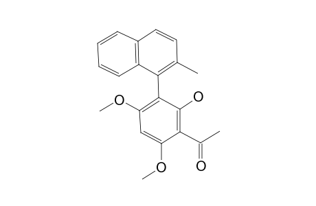 rac-1-(5'-Acetyl-2',4'-dimethoxy-6'-hydroxyphenyl)-2-methylnaphthalene