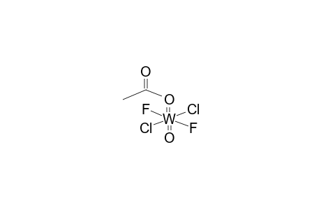 TRANS-DIFLUORODICHLOROOXOTUNGSTENE-ACETIC ACID COMPLEX