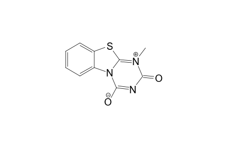 1-Methyl-2-oxo-2H-1,3,5-triazino[2,1-b]benzothiazol-1-ium-4-olate