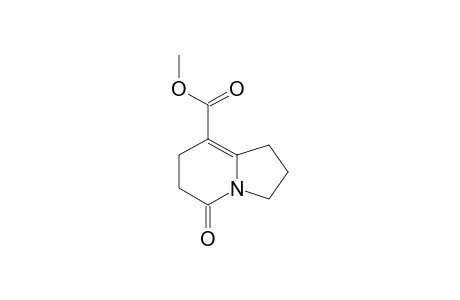8-(Methoxycarbonyl)-5-oxo-2,3,6,7-tetrahydro-1H-indolizine