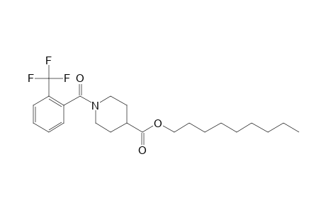 Isonipecotic acid, N-(2-trifluoromethylbenzoyl)-, nonyl ester