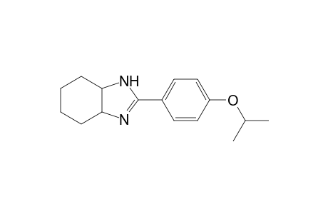 (3aR,7aR)-2-(4-isopropyloxyphenyl)-4,5,6,7-tetrahydrobenzimidazol