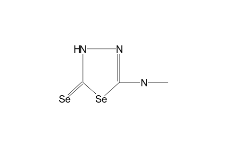 5-METHYLAMINO-1,3,4-3H-SELENADIAZOLINE-2-SELONE