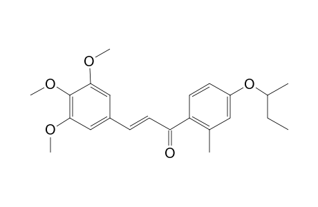 4'-(2-Butyl)oxy-2'-methyl-3,4,5-trimethoxychalcone (isomer 1)