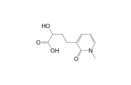 3-Pyridinebutanoic acid, 1,2-dihydro-.alpha.-hydroxy-1-methyl-2-oxo-