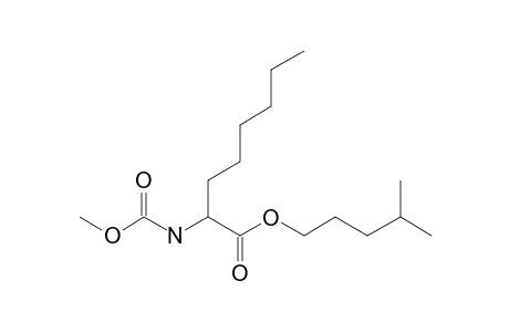 2-Aminocaprylic acid, N-methoxycarbonyl-, isohexyl ester