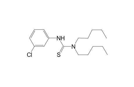 N'-(3-chlorophenyl)-N,N-dipentylthiourea