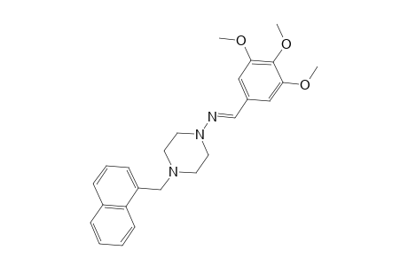 1-piperazinamine, 4-(1-naphthalenylmethyl)-N-[(E)-(3,4,5-trimethoxyphenyl)methylidene]-