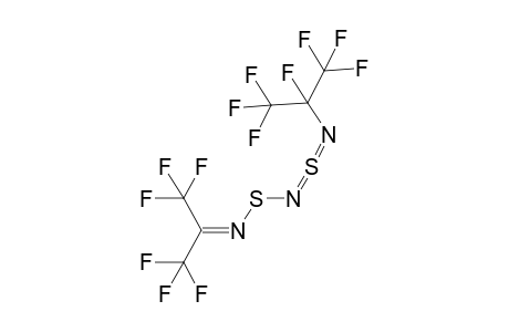 N-(heptafluoroisopropyl)-N'-(hexafluoroisopropylideneaminothio)sulfurdiimide