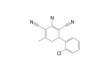 3-Amino-5-(2-chlorophenyl)-2,4-dicyano-1-methylcyclohexa-1,3-diene