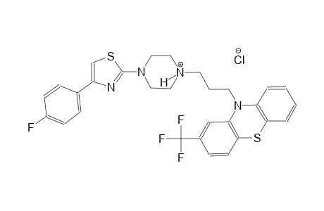 1-[4-(4-fluorophenyl)-1,3-thiazol-2-yl]-4-{3-[2-(trifluoromethyl)-10H-phenothiazin-10-yl]propyl}piperazin-4-ium chloride