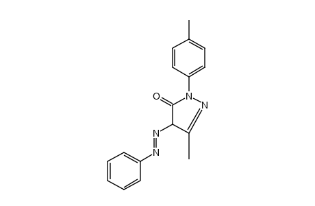 3-methyl-4-(phenylazo)-1-p-tolyl-2-pyrazolin-5-one