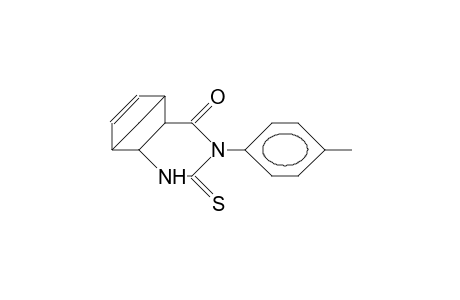 3-(Para-methylphenyl)-2-thioxo-2,3,R-4a,cis-5,cis-8,cis-8a-hexahydro-5,8-methanoquinazolin-4(1H)-one