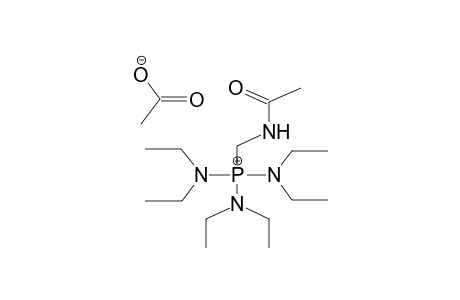 TRIS(DIETHYLAMINO)ACETYLAMINOMETHYLPHOSPHONIUM ACETATE