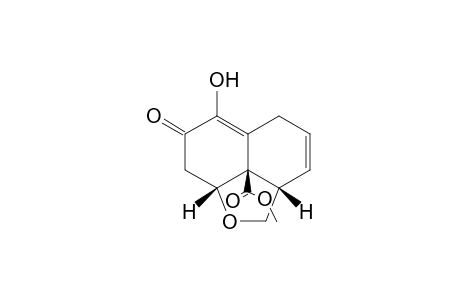 (2a,8a-cis) 8b-methoxycarbonyl-6-hydroxy-2a,5,7,8,8a,8b-hexahydro-2H-naphtho[1,8-bc]furan-7-one