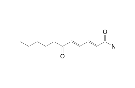 (2E,4E)-6-Oxo-2,4-undecadienamide