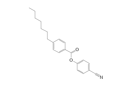 4-Cyanophenyl 4-heptylbenzoate