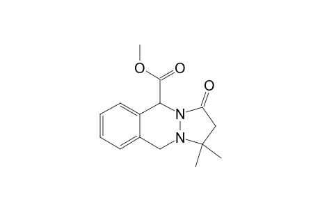 2,3,5,10-TETRAHYDRO-1,1-DIMETHYL-3-OXO-1H-PYRAZOLO-[1,2-B]-PHTHALAZINE-5-CARBOXYLIC-ACID-METHYLESTER