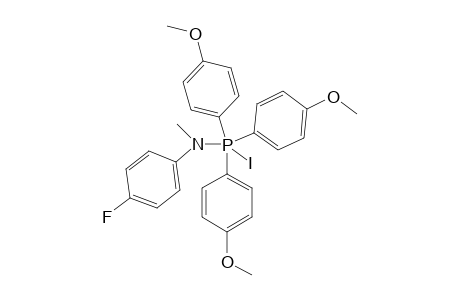 N-METHYL-N-(PARA-FLUOROPHENYL)-IMINO-TRI-(PARA-METHOXYPHENYL)-PHOSPHONIUM-IODIDE