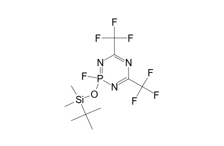 1,3,5,2-Triazaphosphorine, 2-[[(1,1-dimethylethyl)dimethylsilyl]oxy]-2-fluoro-2,2-dihydro-4,6-b is(trifluoromethyl)-
