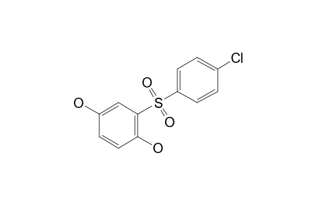 2-[(4-Chlorophenyl)sulfonyl]-1,4-benzenediol