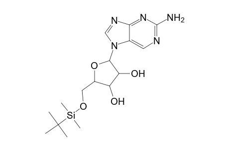 3,4-Dihydroxy-5-[(t-butyldimethylsilyl)oxymethyl]-perhydrofuran-2-(2'-aminopurine)