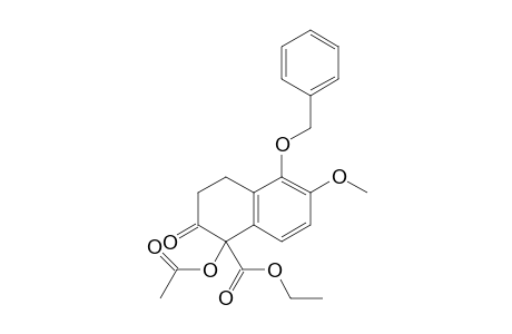ETHYL-1-ACETOXY-5-BENZYLOXY-1,2,3,4-TETRAHYDRO-6-METHOXY-2-OXONAPHTHALEN-1-CARBOXYLATE
