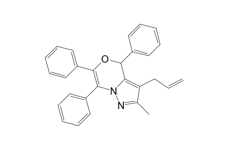 2-Methyl-4,6,7-triphenyl-3-prop-2-enyl-4H-pyrazolo[5,1-c][1,4]oxazine
