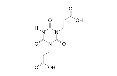 dihydro-2,4,6-trioxo-s-triazine-1,3-(2H,4H)-dipropionic acid