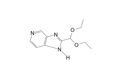 1H-imidazo[4,5-c]pyridine-2-carboxaldehyde, diethyl acetal