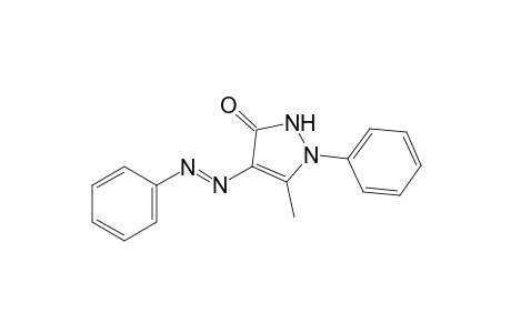 3-methyl-2-phenyl-4-(phenylazo)-3-pyrazolin-5-one