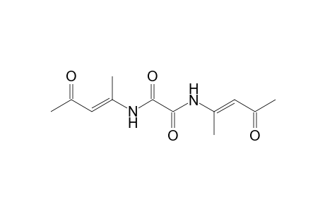 Ethanediamide, N,N'-bis(1-methyl-3-oxo-1-butenyl)-