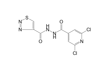 1-(2,6-dichloroisonicotinoyl)-2-[(1,2,3-thiadiazol-4-yl)carbonyl]hydrazine