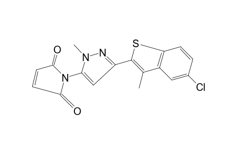 N-[3-(5-chloro-3-methylbenzo[b]thien-2-yl)-1-methylpyrazol-5-yl]maleimide