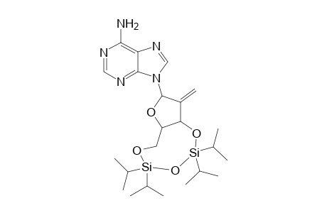 9-(2-Deoxy-3,5-o-(tetraisopropyldisiloxanediyl)-2-methylene-.beta.D-erythro-pentofuranosyl)adenine