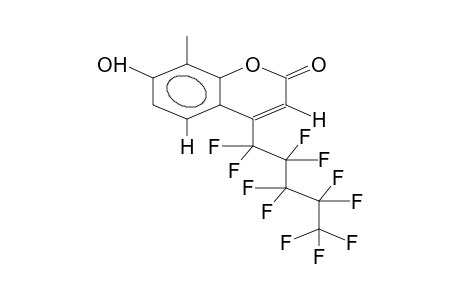 4-PERFLUOROPENTYL-7-HYDROXY-8-METHYLCOUMARIN