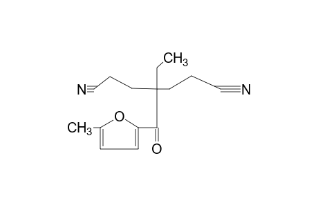 4-ethyl-4-(5-methyl-2-furoyl)heptanedinitrile