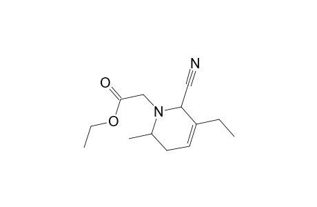 Ethyl 2-Cyano-3-ethyl-6-methyl-.delta.(3)-piperideine-1-acetate