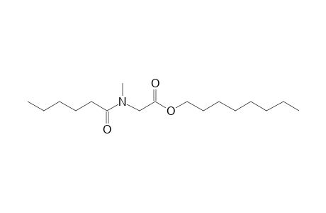 Sarcosine, N-hexanoyl-, octyl ester