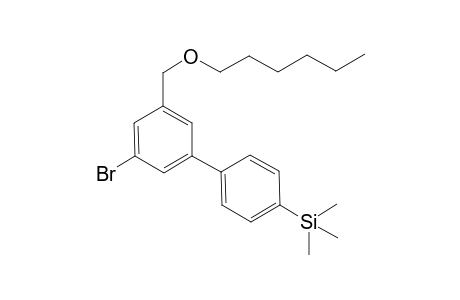 5-Bromo-3-hexyloxymethyl-4'-trimethylsilylbiphenyl