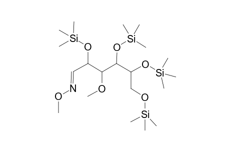 D-Glucose, 3-O-methyl-2,4,5,6-tetrakis-O-(trimethylsilyl)-, O-methyloxime