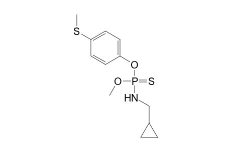 Phosphoramidothioic acid, (cyclopropylmethyl)-, O-methyl O-[4-(methylthio)phenyl] ester