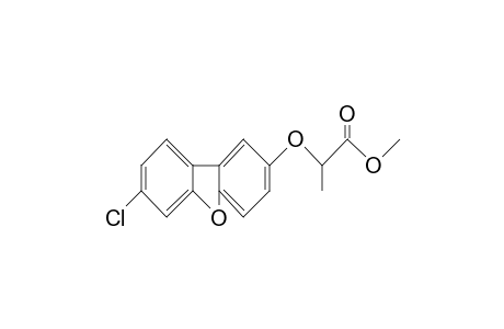 Propanoic acid, 2-[(7-chloro-2-dibenzofuranyl)oxy]-, methyl ester