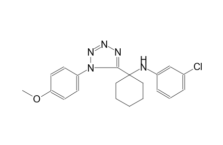 benzenamine, 3-chloro-N-[1-[1-(4-methoxyphenyl)-1H-tetrazol-5-yl]cyclohexyl]-